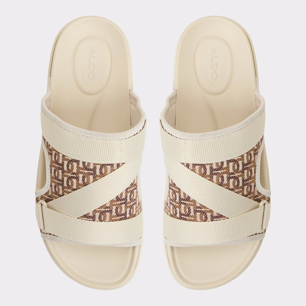 Deniels Medium Beige Men's Slides | ALDO Canada