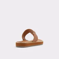 Deverena Dark Beige Women's Flat Sandals | ALDO US