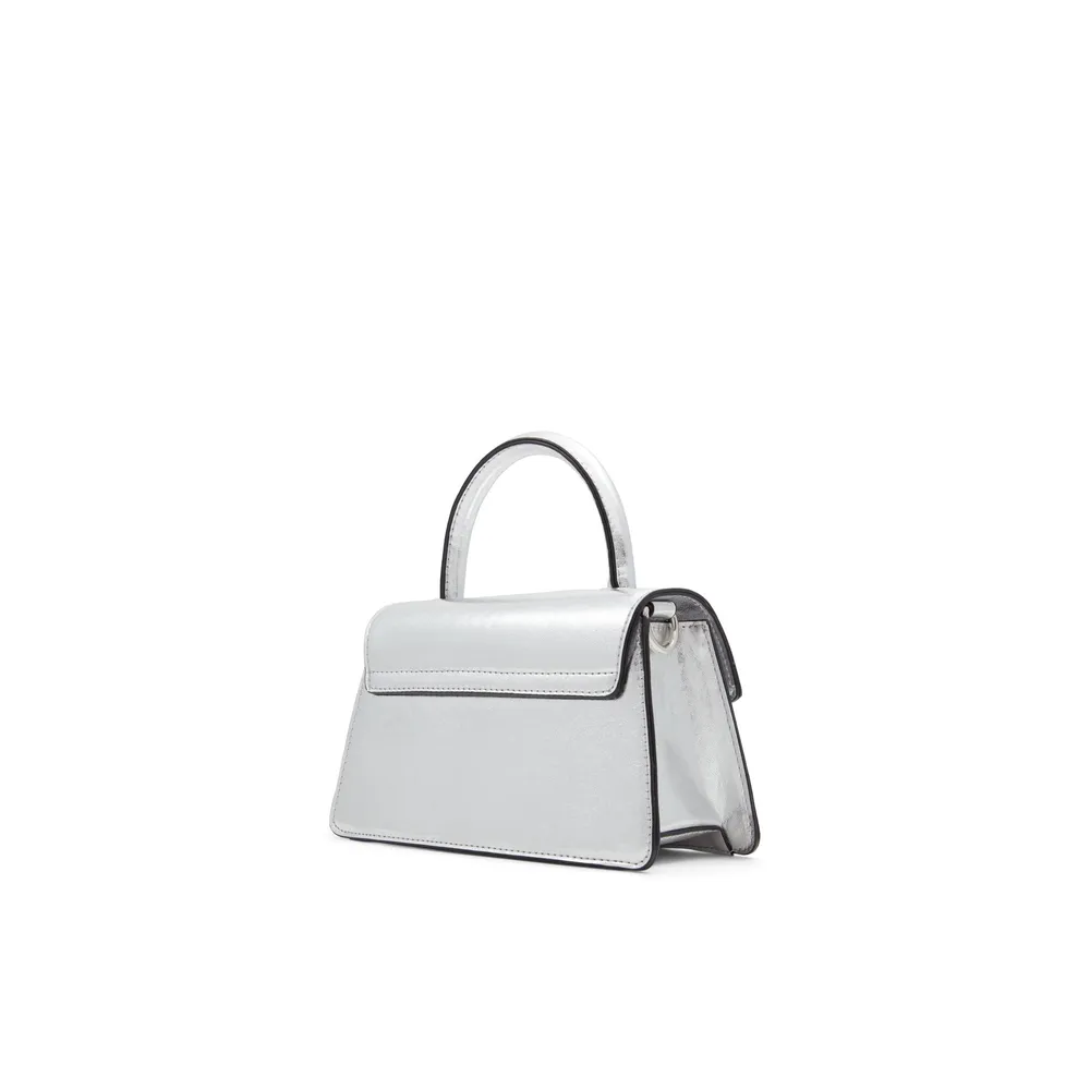 Ebadanten Silver Women's Top Handle Bags