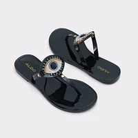 Ebariel Black/Gold Multi Women's Jelly Sandals & Flip Flops | ALDO Canada