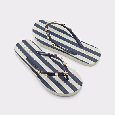 Elalaeclya Navy Women's Jelly Sandals & Flip Flops | ALDO Canada