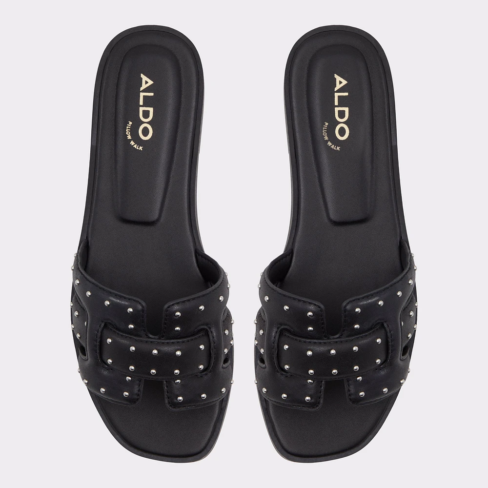 Elenaa Combo Noir Femmes Sandales à talon plat | ALDO Canada