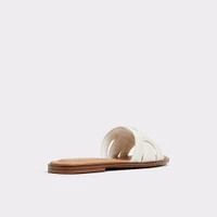 Eleny White Women's Flat Sandals | ALDO Canada