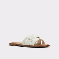 Eleny White Women's Flat Sandals | ALDO Canada