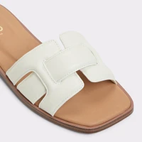 Eleny White Women's Flat Sandals | ALDO Canada