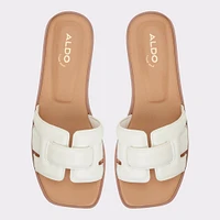 Eleny White Women's Flat Sandals | ALDO Canada