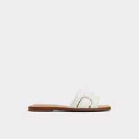 Eleny White Women's Flat Sandals | ALDO Canada