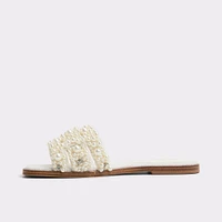 Eleny White Multi Women's Flat Sandals | ALDO Canada
