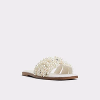 Eleny White Multi Women's Flat Sandals | ALDO Canada