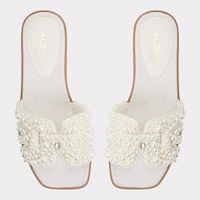 Eleny White Multi Women's Flat Sandals | ALDO Canada