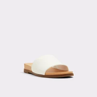 Elina White Women's Flat Sandals | ALDO Canada