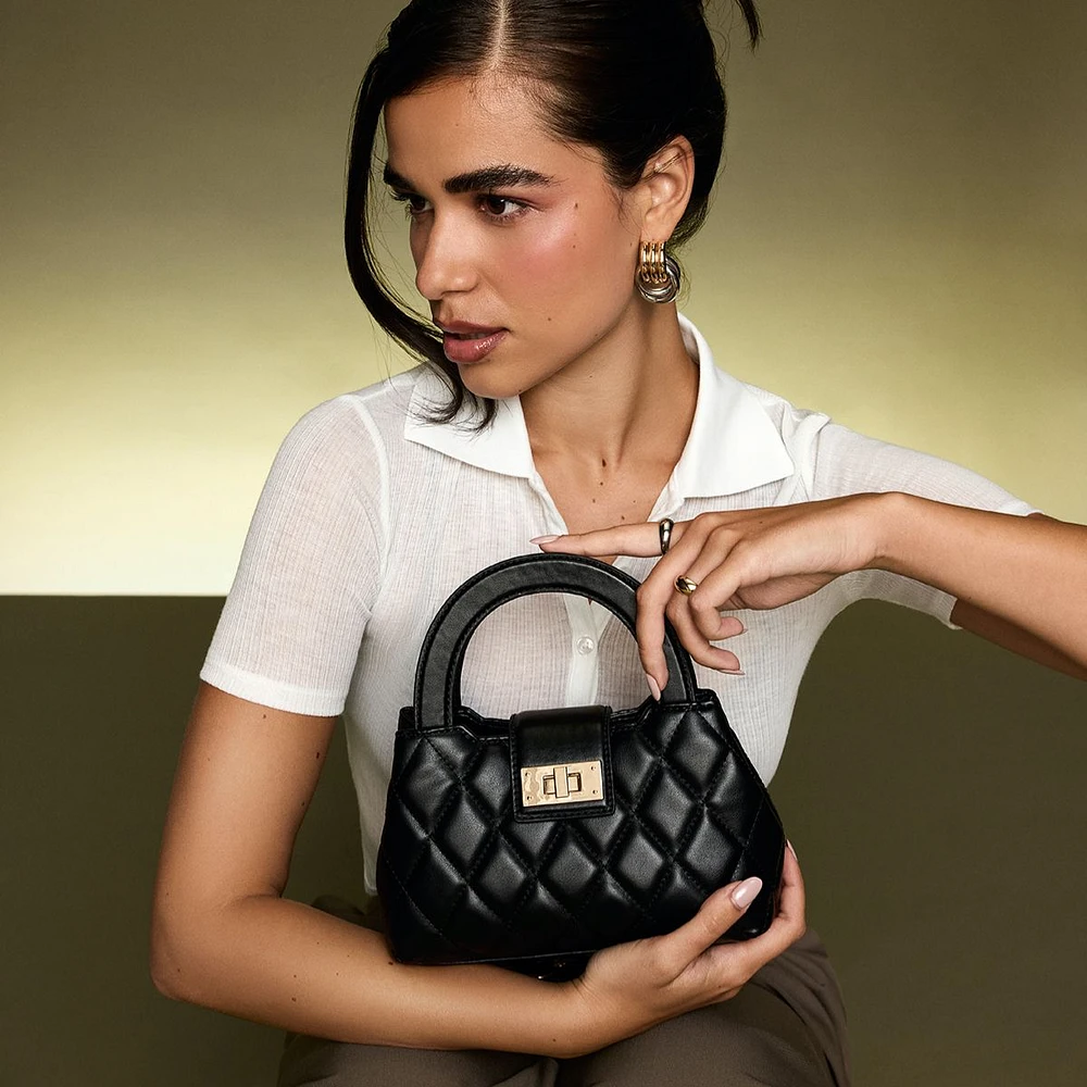 Ellianaax Black/Black Women's Top Handle Bags | ALDO Canada