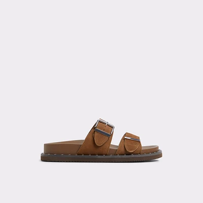 Elyna Light Brown Women's Footbed sandals | ALDO US