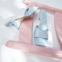 Enchanting Bleu Pastel Femmes Mules a talons | ALDO Canada