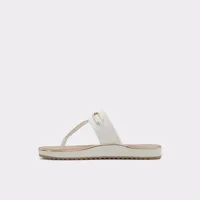 Enorel White Women's Flat Sandals | ALDO US