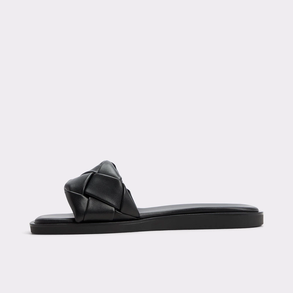 Esterelle Other Black Women's Flat Sandals | ALDO Canada