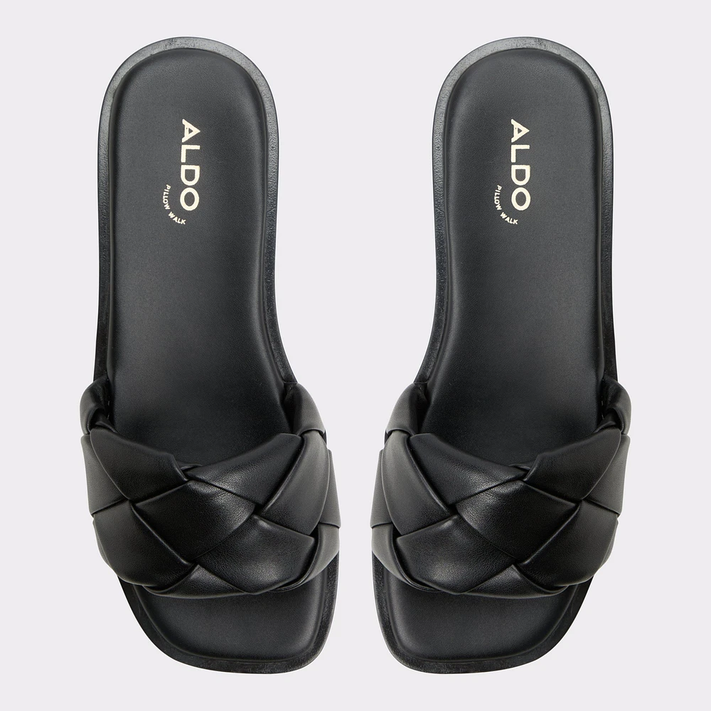 Esterelle Other Black Women's Flat Sandals | ALDO Canada