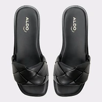 Esterelle Other Black Women's Flat Sandals | ALDO Canada