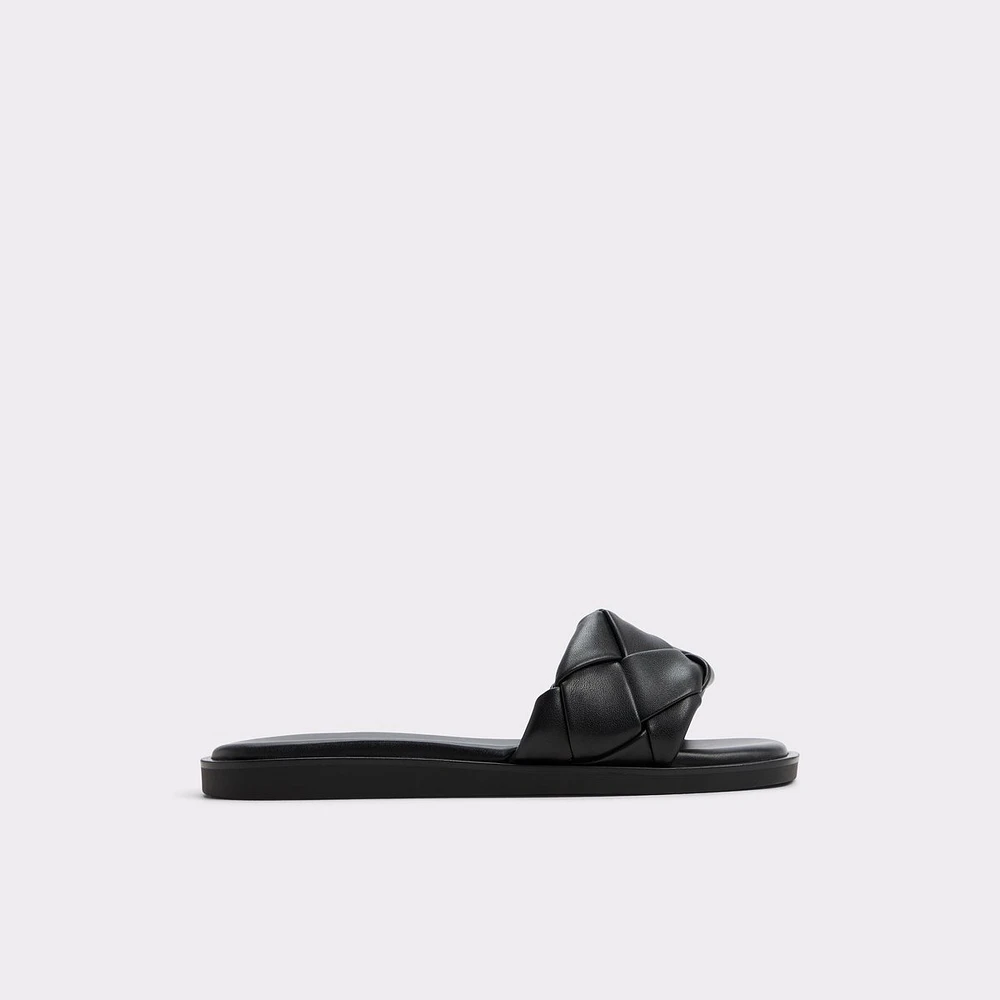 Esterelle Other Black Women's Flat Sandals | ALDO Canada