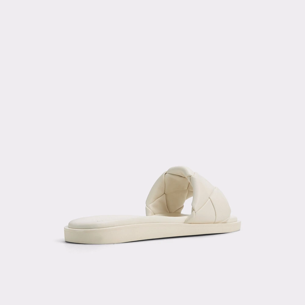 Esterelle White Women's Flat Sandals | ALDO Canada