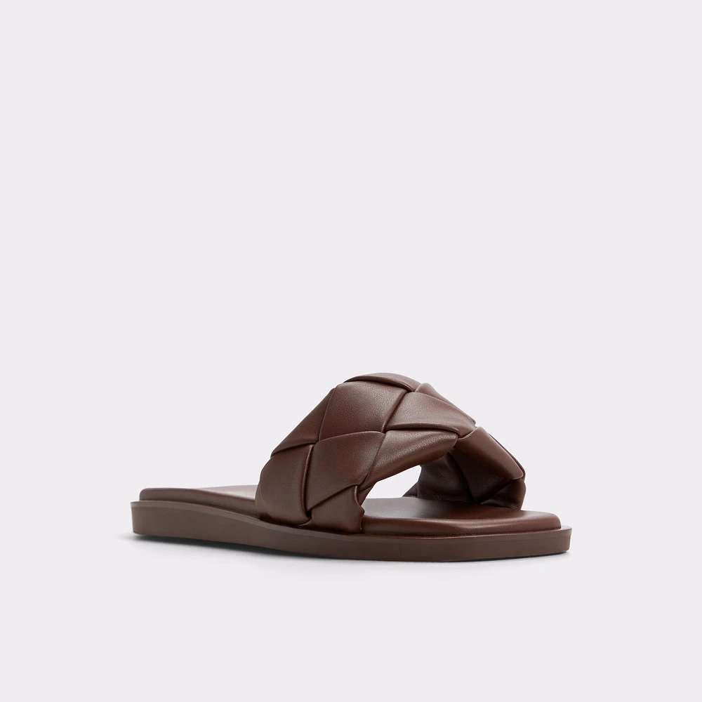 Esterelle Dark Brown Women's Flats | ALDO Canada