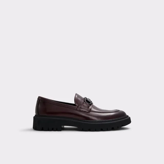Men\'s Aldo Burgundy Slip-on Leather Loafers Men main image 3