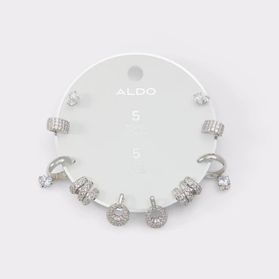 Fivelooks Silver/Clear Multi Women's Earrings | ALDO Canada
