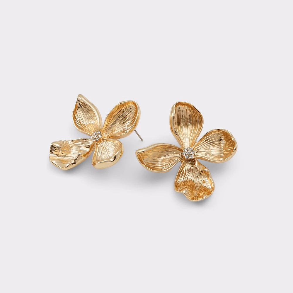 Floraluxe Gold/Clear Multi Women's Earrings | ALDO Canada