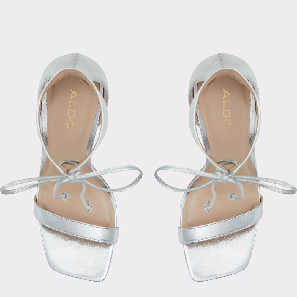 Fourteenth Silver Women's Heeled sandals | ALDO US