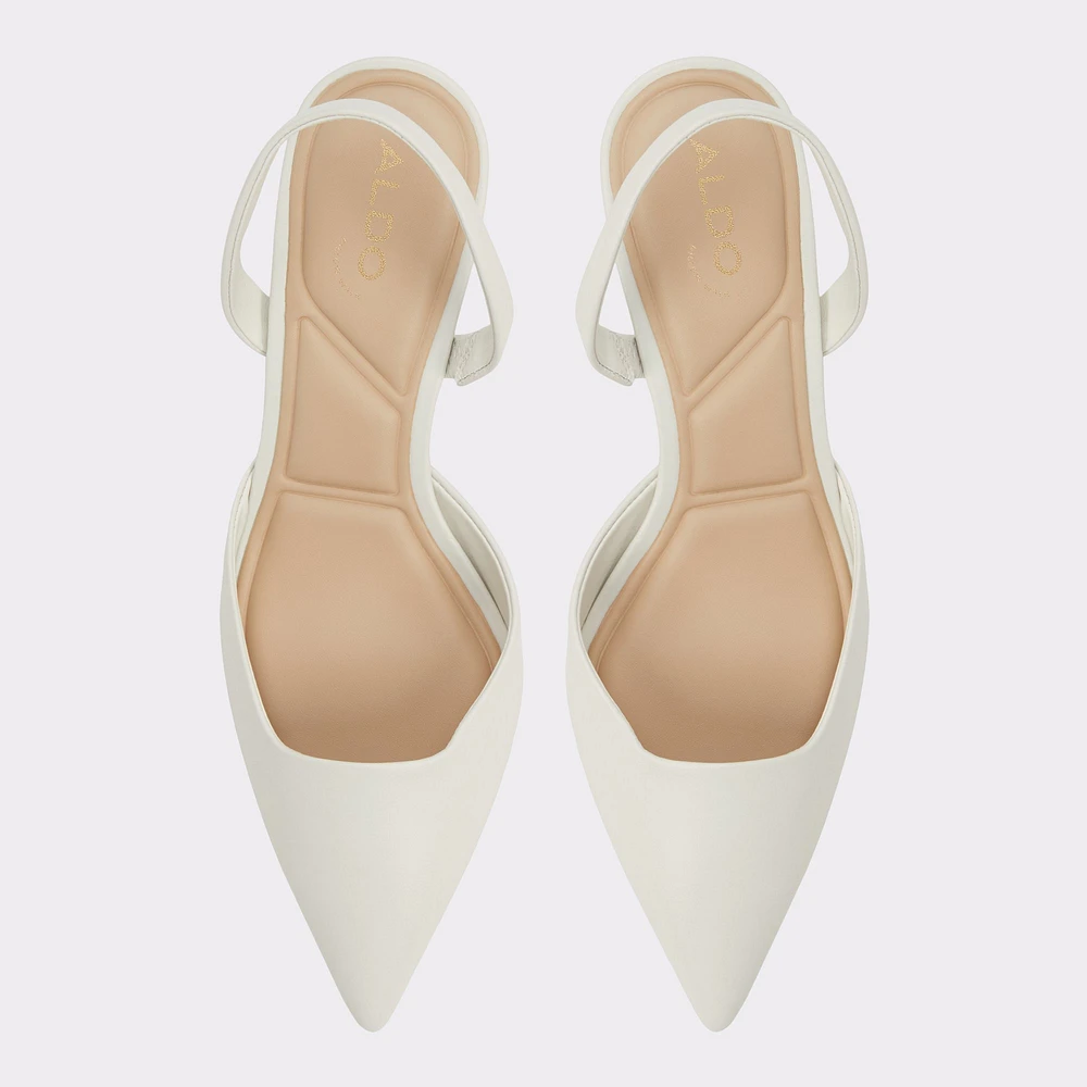 Gavedessi Open White Women's Kitten Heels | ALDO Canada