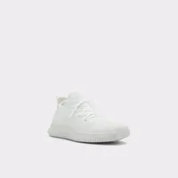 Gilga White Textile Knit Women's Athletic Sneakers | ALDO US