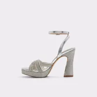 Glimma Argent Femmes Talons plateformes | ALDO Canada