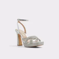 Glimma Argent Femmes Talons plateformes | ALDO Canada