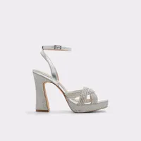 Glimma Silver Women's Platform sandals | ALDO Canada