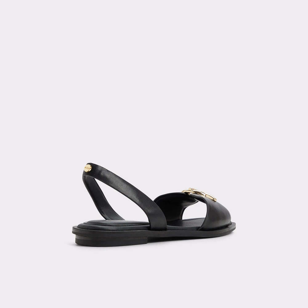 Goassi Black Women's Flat Sandals | ALDO Canada