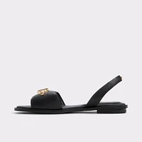 Goassi Black Women's Flat Sandals | ALDO Canada