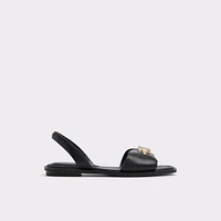 Goassi Black Women's Flat Sandals | ALDO Canada