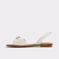 Goassi White/Bone Women's Flat Sandals | ALDO Canada