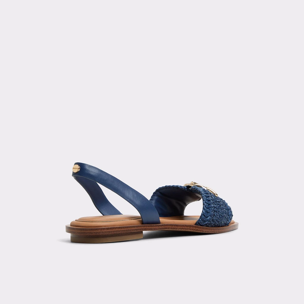 Goassi Navy Women's Flat Sandals | ALDO Canada