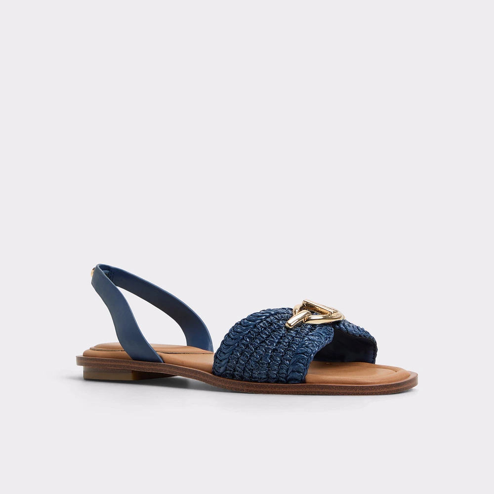 Goassi Navy Women's Flat Sandals | ALDO Canada