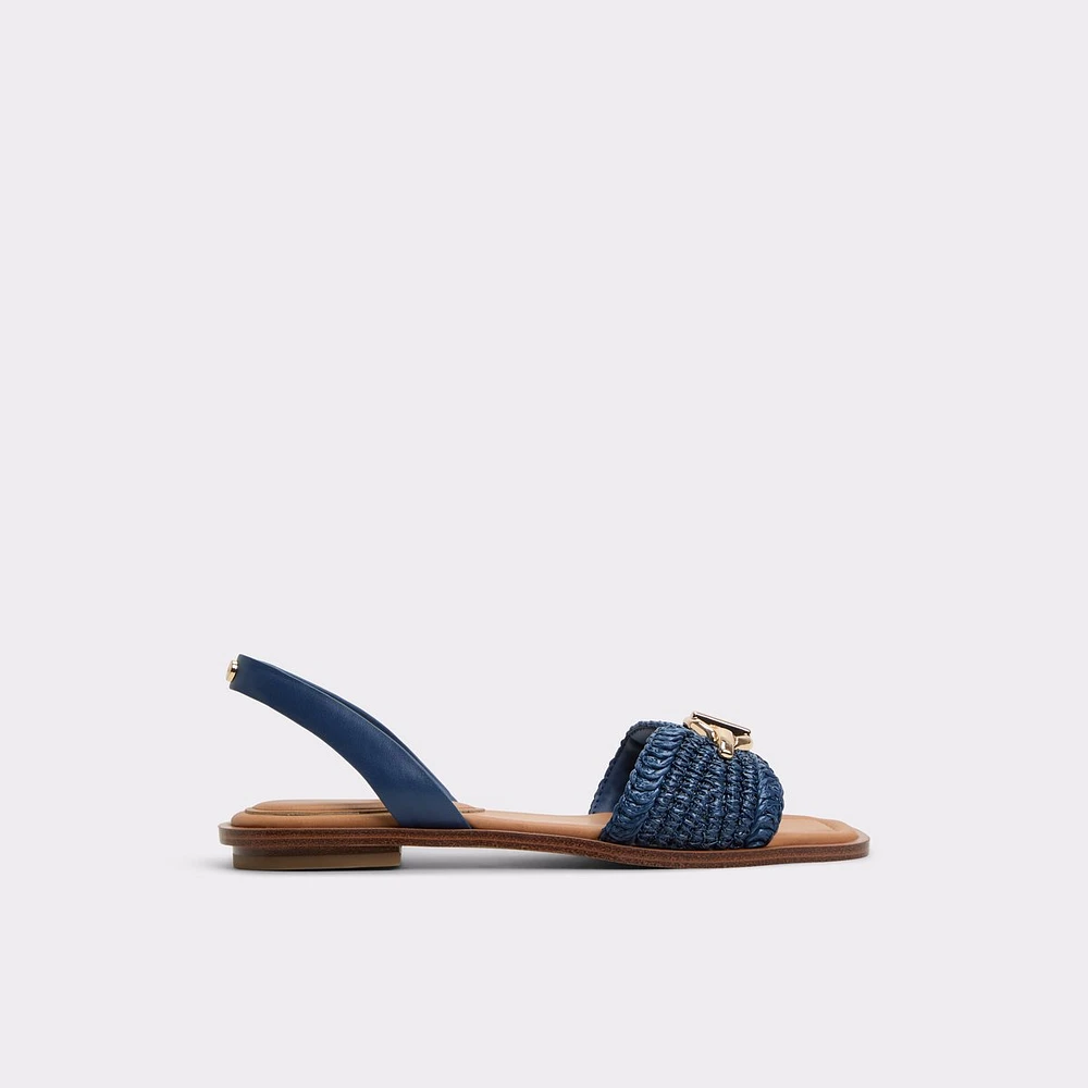 Goassi Navy Women's Flat Sandals | ALDO Canada