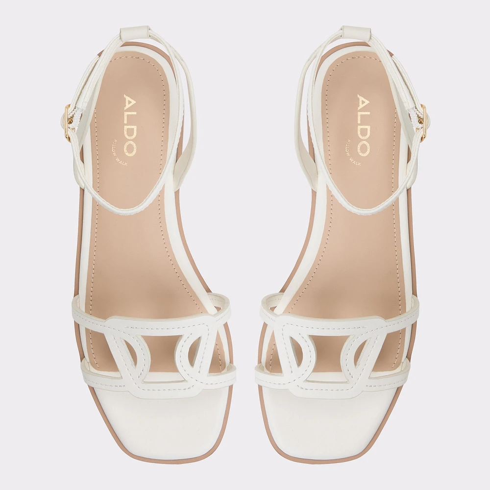 Greengrove Blanc Femmes Sandales à talon plat | ALDO Canada