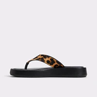 Grettle Brown Multi Women's Thong Sandals | ALDO Canada