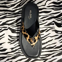 Grettle Brown Multi Women's Thong Sandals | ALDO Canada