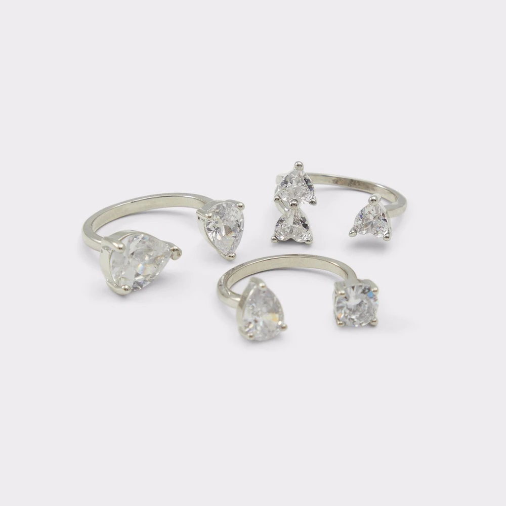 Halobandra Silver/Clear Multi Women's Rings | ALDO Canada