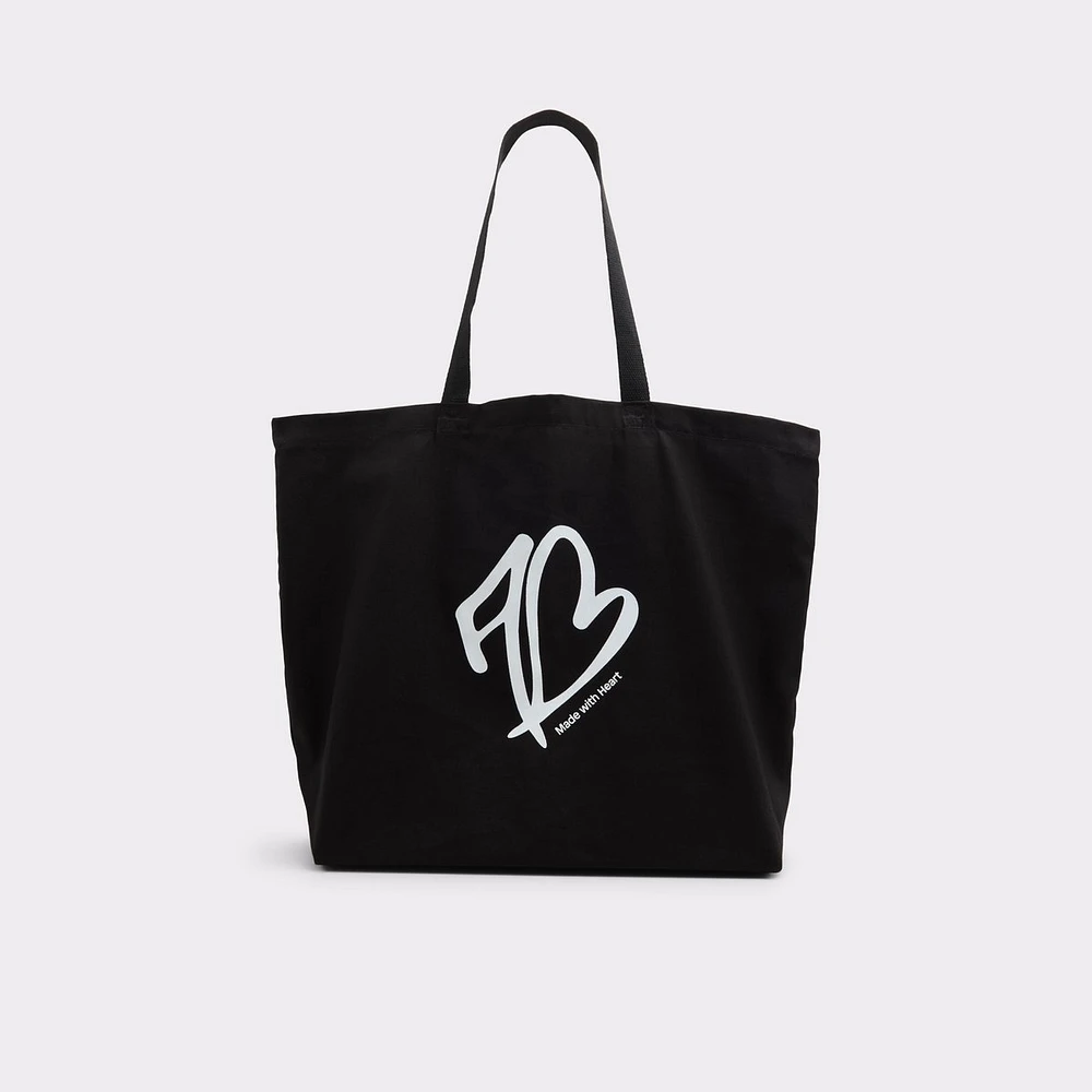 Made With Heart Tote Black/White  Tote & Satchel bags | ALDO Canada