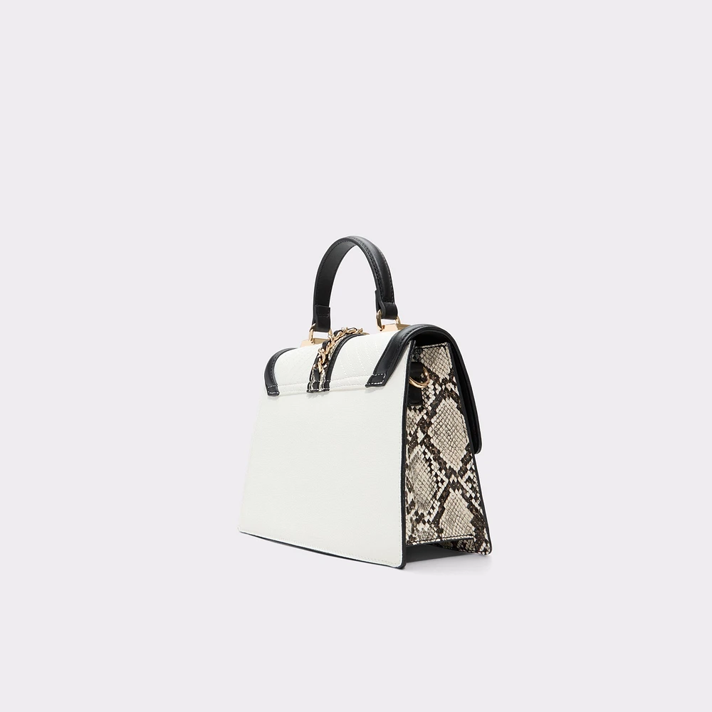 Hennahx White/Black Women's Top Handle Bags | ALDO Canada