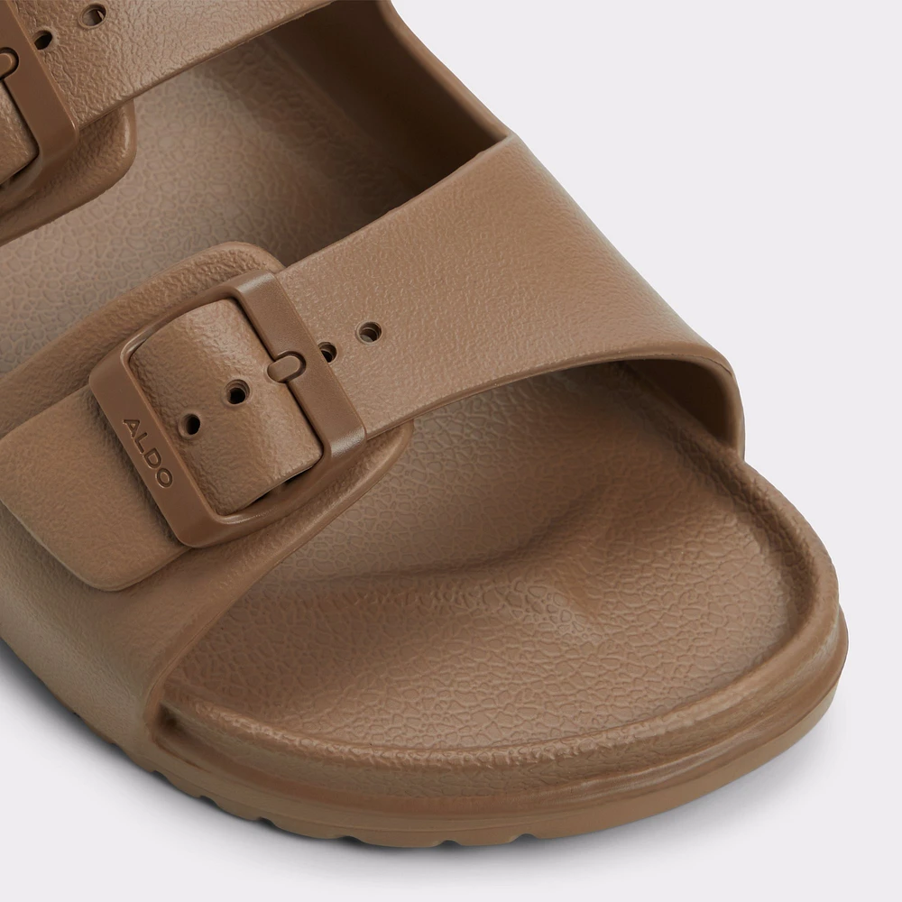 Hideo Light Brown Men's Slides | ALDO Canada