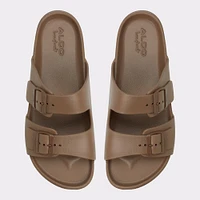 Hideo Light Brown Men's Slides | ALDO Canada