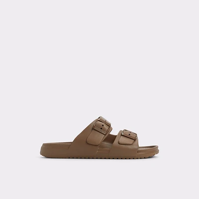 Hideo Light Brown Men's Slides | ALDO Canada